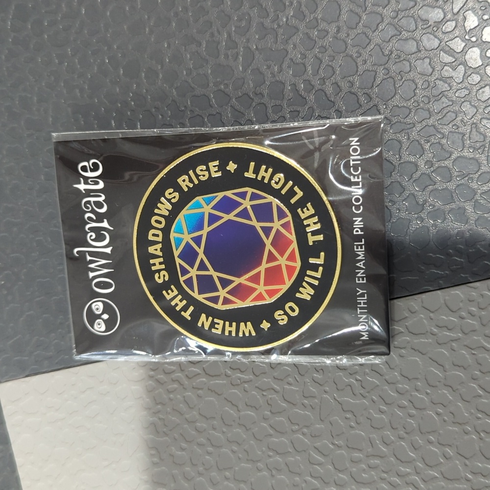 Owlcrate pin from October 2020 box